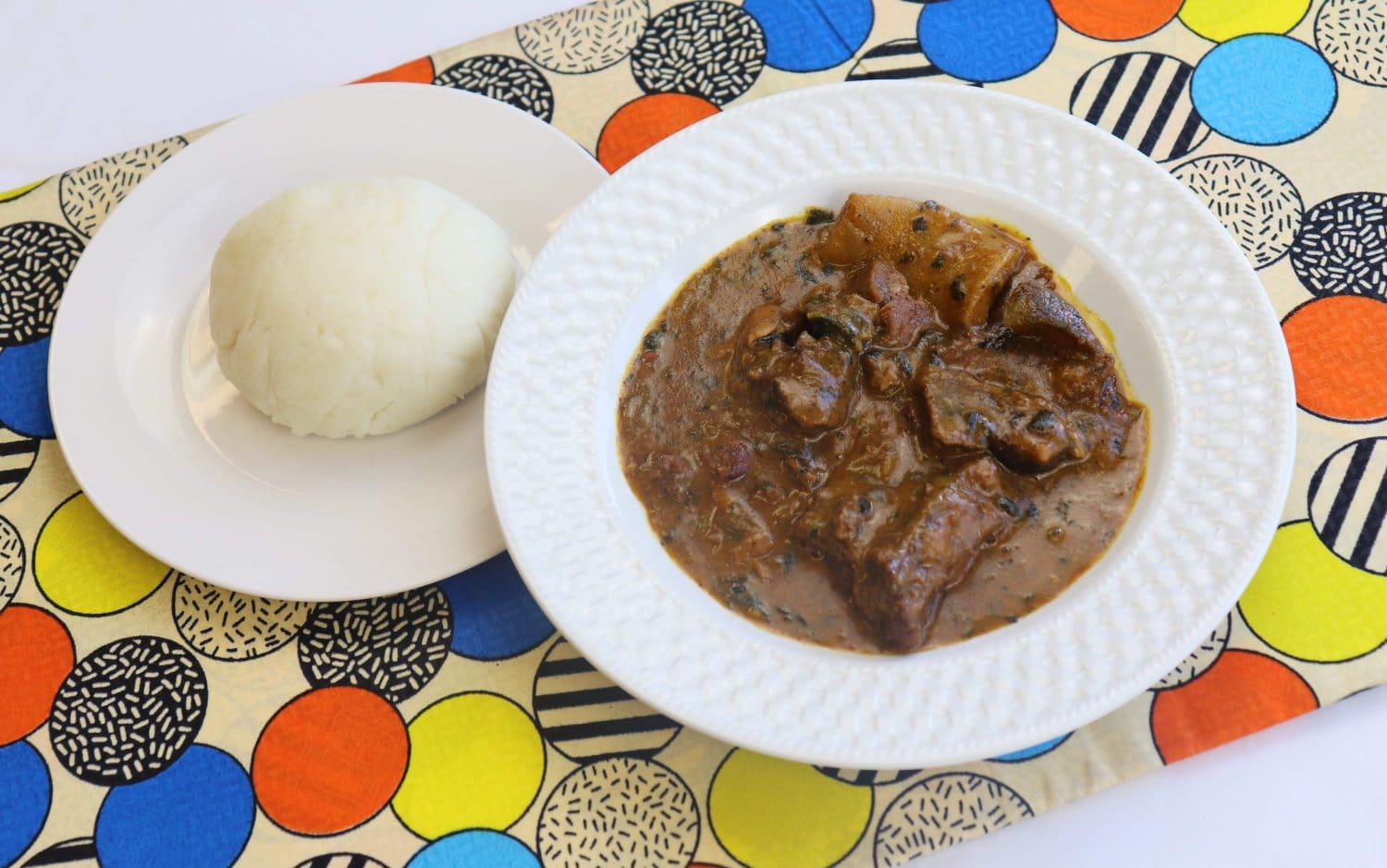 African Fusion Special - Ogbonno Stew Soup