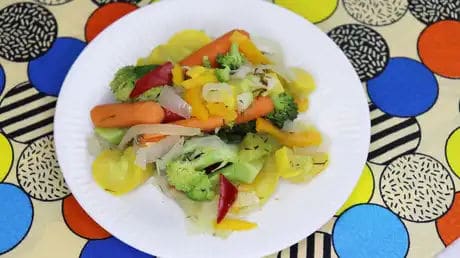 Stir Fry with Steamed Vegetables